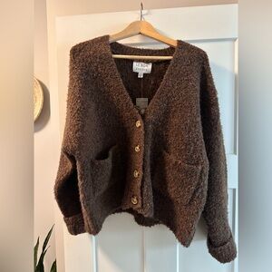 Le Bon Shoppe NEW - Chocolate Brown Cardigan XS/S